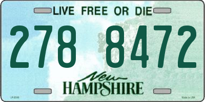 NH license plate 2788472