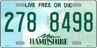 NH license plate 2788498