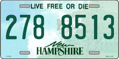 NH license plate 2788513