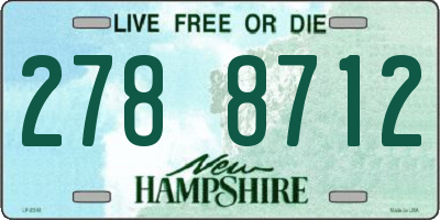NH license plate 2788712