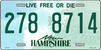NH license plate 2788714