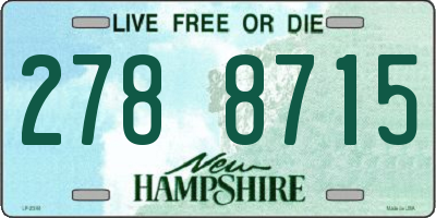 NH license plate 2788715