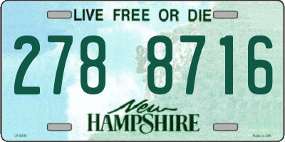 NH license plate 2788716