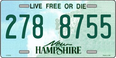 NH license plate 2788755