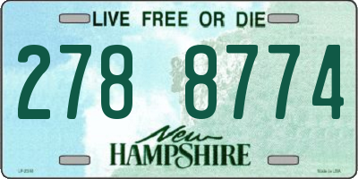 NH license plate 2788774
