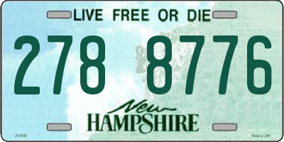 NH license plate 2788776