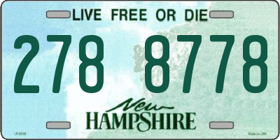 NH license plate 2788778