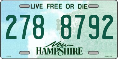 NH license plate 2788792