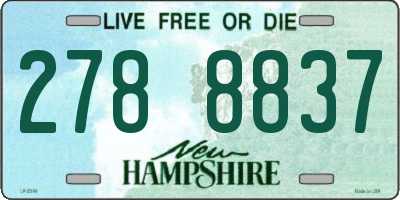 NH license plate 2788837