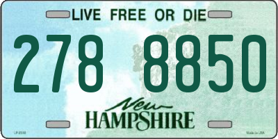 NH license plate 2788850