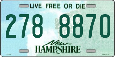 NH license plate 2788870