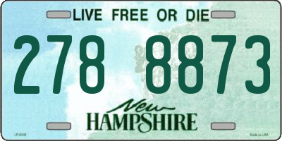 NH license plate 2788873