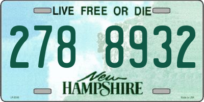 NH license plate 2788932