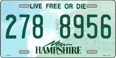 NH license plate 2788956