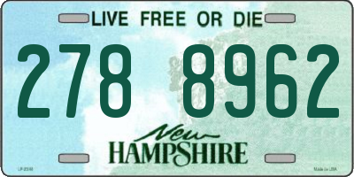 NH license plate 2788962