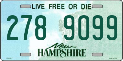 NH license plate 2789099