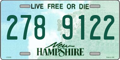 NH license plate 2789122