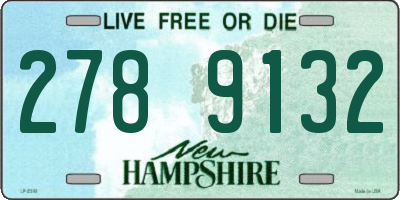 NH license plate 2789132