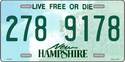 NH license plate 2789178