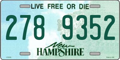 NH license plate 2789352