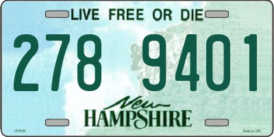 NH license plate 2789401
