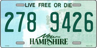 NH license plate 2789426