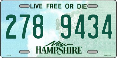NH license plate 2789434