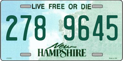 NH license plate 2789645