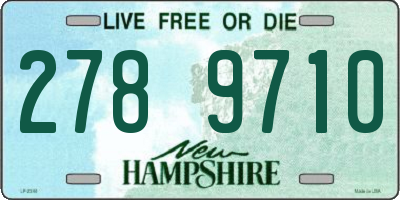 NH license plate 2789710