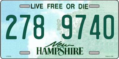 NH license plate 2789740