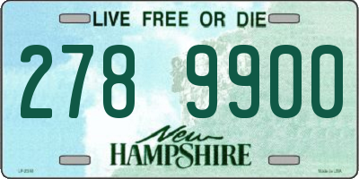 NH license plate 2789900