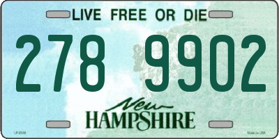 NH license plate 2789902