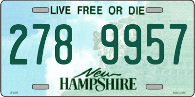 NH license plate 2789957
