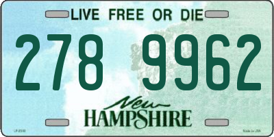 NH license plate 2789962