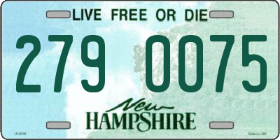 NH license plate 2790075