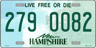NH license plate 2790082