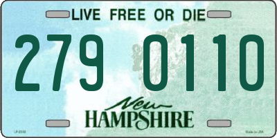 NH license plate 2790110