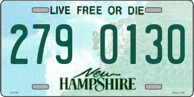 NH license plate 2790130