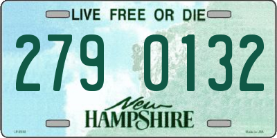NH license plate 2790132
