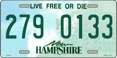 NH license plate 2790133