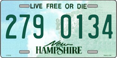 NH license plate 2790134