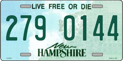 NH license plate 2790144