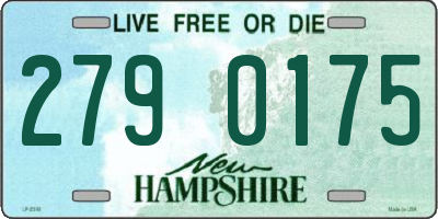 NH license plate 2790175