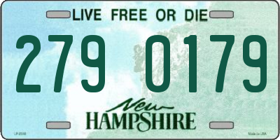 NH license plate 2790179