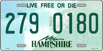 NH license plate 2790180