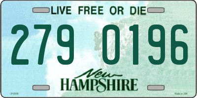 NH license plate 2790196