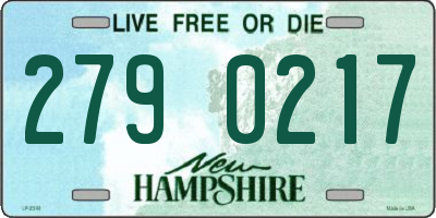 NH license plate 2790217