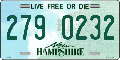 NH license plate 2790232