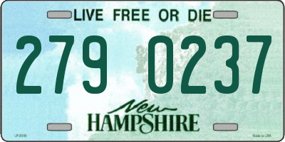 NH license plate 2790237