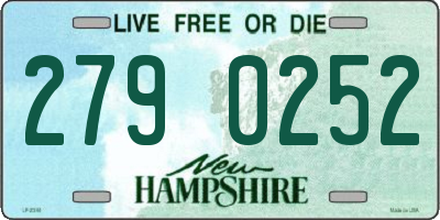 NH license plate 2790252